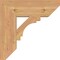 Ekena Millwork Merced Slat Smooth Bracket, Western Red Cedar, 5 1/2"W x 20"D x 20"H BKT06X20X20MRC06SWR - alternate 3